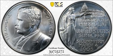 (2013) Medal Theodore Roosevelt  .999 Fine Silver MS67