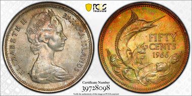 1966 50C MS66