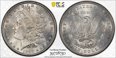 1898 $1 MS66+ 