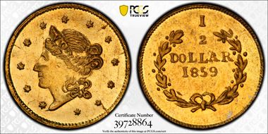 1859 G50C BG-1001 MS63