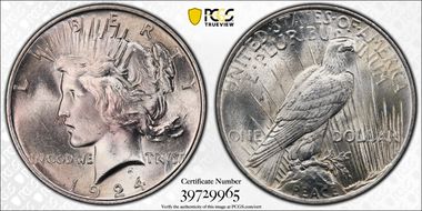 1924 $1 MS64