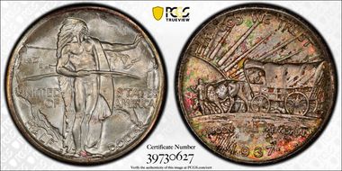 1937-D 50C Oregon MS67