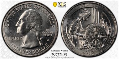 2019-W 25C Lowell NP MS66