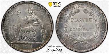 1913-A Piastre Lec-294 MS62