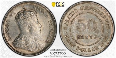 1908 50C AU55