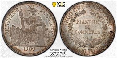 1909-A Piastre Lec-292 MS63