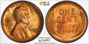 1936-S 1C MS65RD