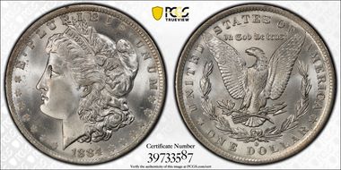 1884-O $1 MS67