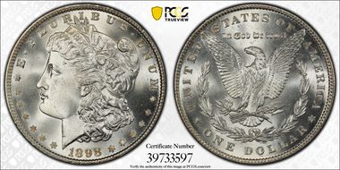 1898 $1 MS67+