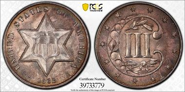 1862 3CS MS65