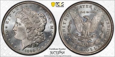 1890-O $1 MS65