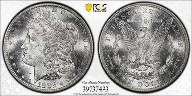 1882-S $1 MS63