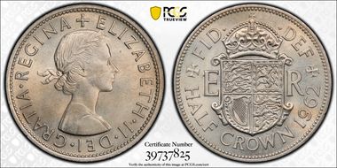 1962 1/2 Cr S-4145 Obv-3 Rev-D MS64