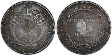 (1834-37) 8 R KM-109 C/M on Col 8R XF40