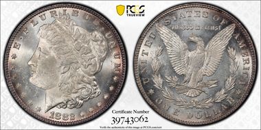 1882 $1 MS63