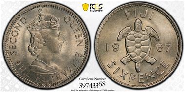 1967 6D MS67