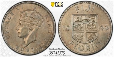 1943-S Florin MS62