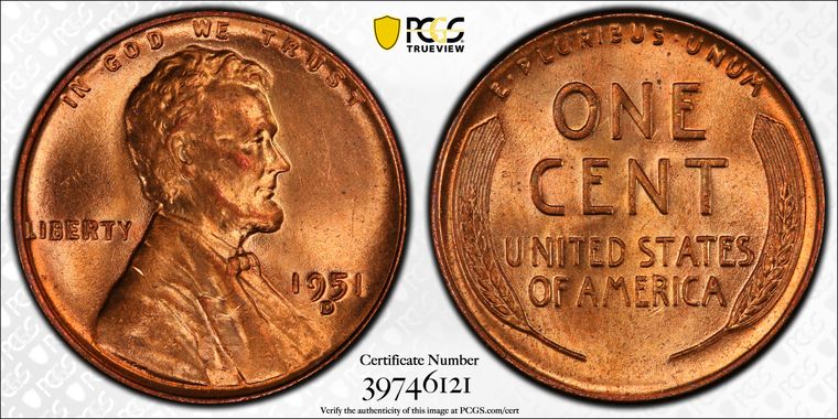 Cert 39746121 - Coin Image