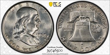 1958 50C MS63