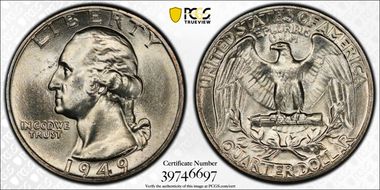 1949 25C MS65