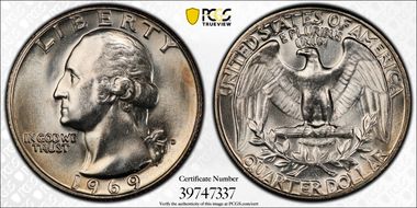 1969-D 25C MS63