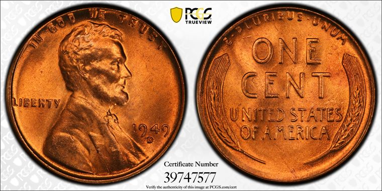 Cert 39747577 - Coin Image