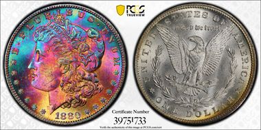 1880-S $1 MS66+ 