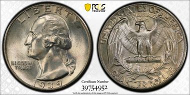 1939 25C MS67