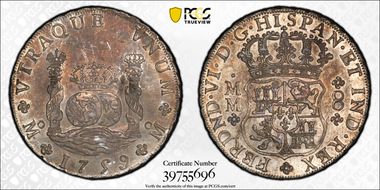 1759-Mo MM 8 R Yon-M8-59 Calico-495 AU58