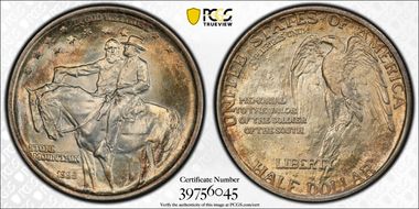 1925 50C Stone Mountain MS67