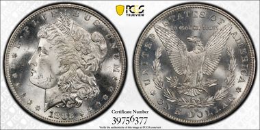 1882-S $1 MS67+