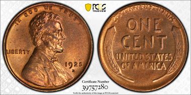 1925-D 1C MS65RD