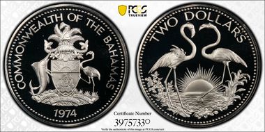 1974-FM $2 KM-66a PR69DCAM