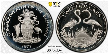 1977-FM $2 PR68DCAM