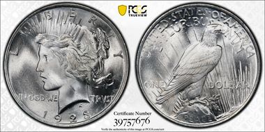 1923 $1 MS66+