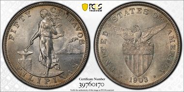 1903 50C MS62