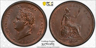 1826 1D S-3823 MS65BN