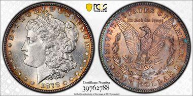 1878 7/8TF $1 VAM 40 MS62