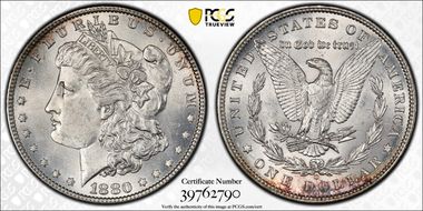 1880-O $1 MS62
