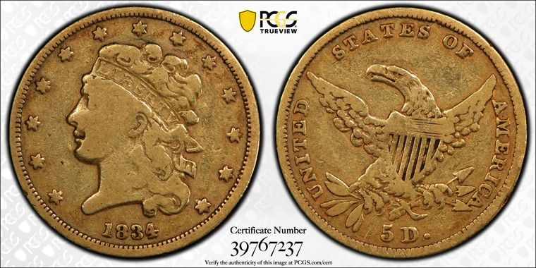 Cert 39767237 - Coin Image