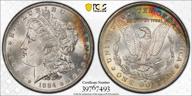 1884-O $1 MS64