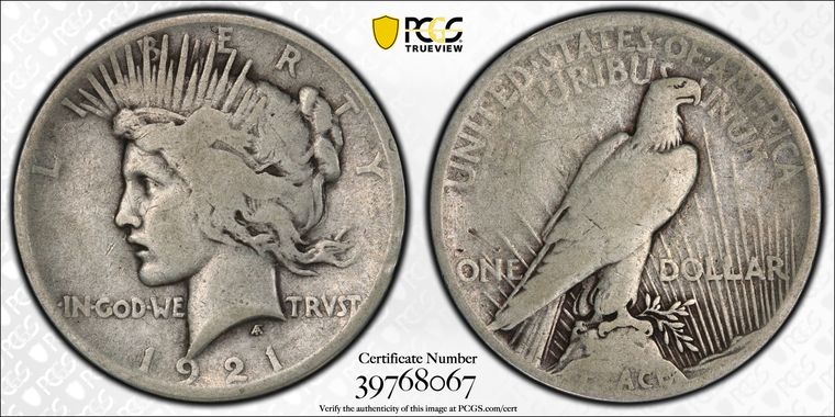 Cert 39768067 - Coin Image