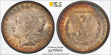 1886 $1 MS66