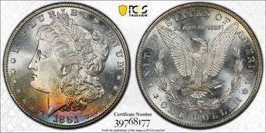 1881-S $1 MS67
