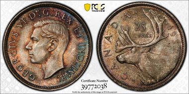 1937 25C MS65
