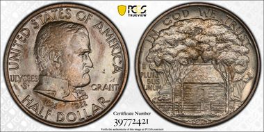 1922 50C Grant, with Star MS66+