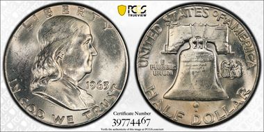 1963 50C MS63
