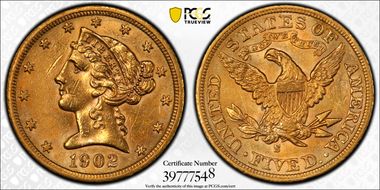 1902-S $5 N1