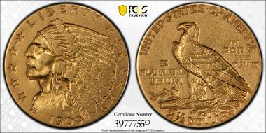 1909 $2.50 N1