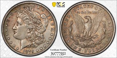1879-O $1 AU50